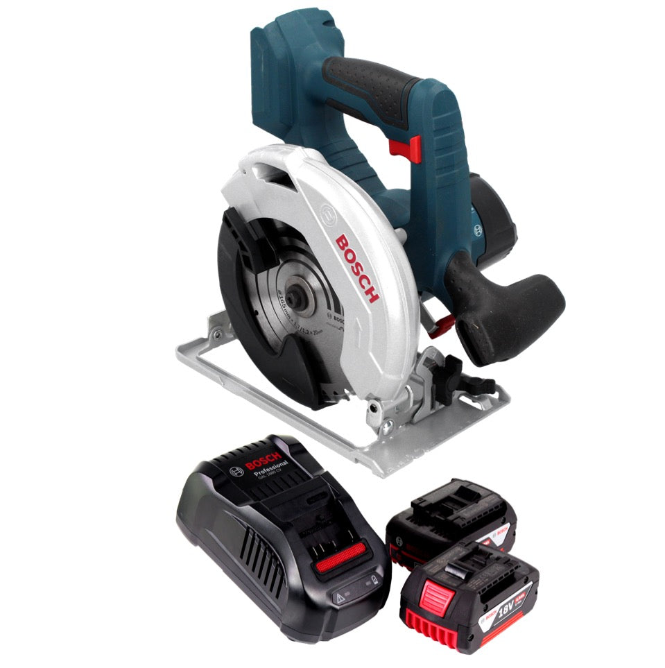 Bosch GKS 18 V-57 Professional Akku Kreissäge 18 V 165 mm + 2x Akku 4,0 Ah + Ladegerät