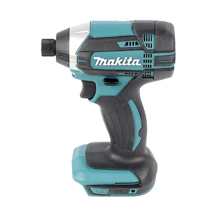 Makita DLX 2131 J Akku Kombo Kit 18 V mit DHP 482 Weiß 62 Nm + DTD 152 165 Nm + 2x Akku 3,0 Ah + Ladegerät + Makpac