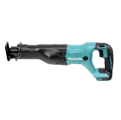 Makita DHP 482 STMX Akku Schlagbohrschrauber 18 V 62 Nm + DGA 504 Winkelschleifer 125 mm + DJR 186 Säbelsäge + 2x Akku 5,0 Ah + Ladegerät + Makbox Maxi + Rollbrett