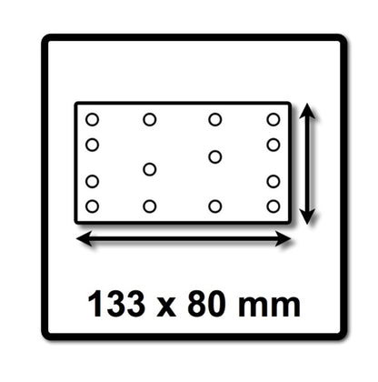 Festool STF 80x133 RU2/50 Schleifstreifen Rubin 2 P100 80 x 133 mm 50 Stk. ( 499049 ) für Rutscher RTS 400, RTSC 400, RS 400, RS 4, LS 130 - Toolbrothers