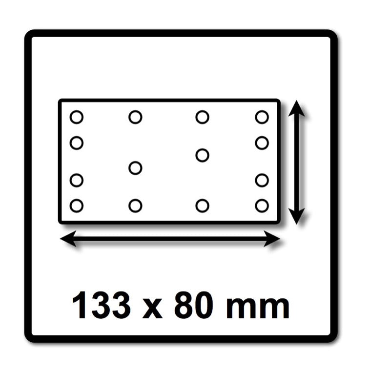 Festool STF 80x133 Schleifstreifen Granat P100 80 x 133 mm 100 Stk. ( 499628 ) für Rutscher RTS 400, RTSC 400, RS 400, RS 4, LS 130 - Toolbrothers