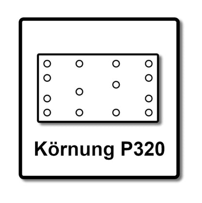 Festool STF 80x133 Schleifstreifen Granat P320 80 x 133 mm 200 Stk. ( 2x 497125 ) für Rutscher RTS 400, RTSC 400, RS 400, RS 4, LS 130 - Toolbrothers