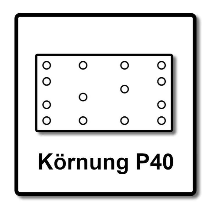 Festool STF 80x133 Schleifstreifen Granat P40 80 x 133 mm 200 Stk. ( 4x 497117 ) für Rutscher RTS 400, RTSC 400, RS 400, RS 4, LS 130