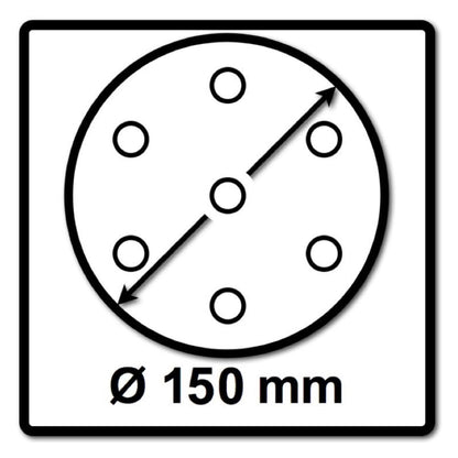 Festool STF D150/48 Schleifscheiben Granat P220 150 mm 400 Stk. ( 4x 575167 ) für RO 150, ES 150, ETS 150, ETS EC 150, LEX 150, WTS 150, HSK-D 150 - Toolbrothers