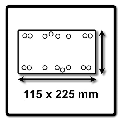 Festool Schleifschuh SSH STF 115x225/10 4 Stück ( 4x 483679 ) für Rutscher RS 200, Rs 2, RS 100, RS 1 - Toolbrothers