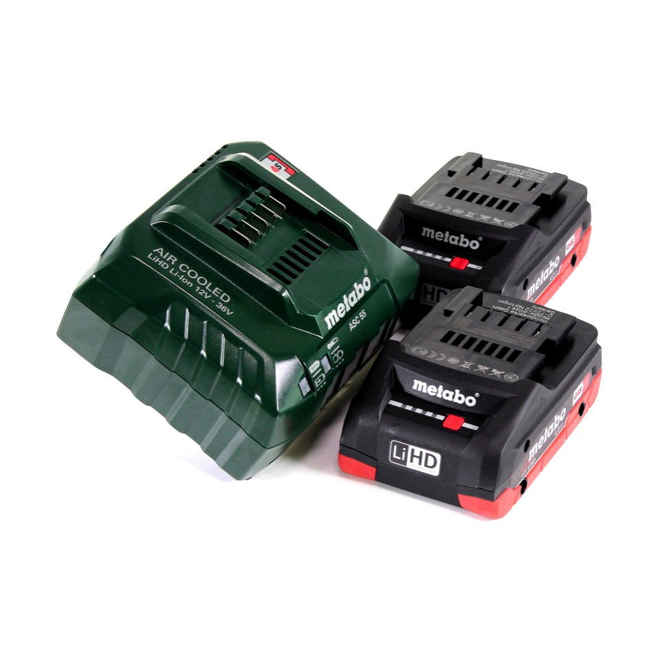 Scie à découper sans fil Metabo KGS 18 LTX 216 18 V 216 mm + 2 batteries 4,0 Ah + chargeur