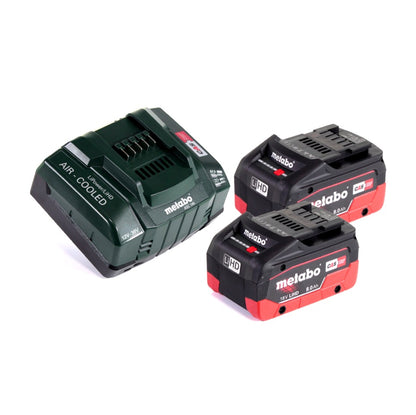 Metabo KGS 18 LTX 216 Akku Kappsäge 18 V 216 mm ( 619001810 ) + 2x Akku 8,0 Ah + Ladegerät