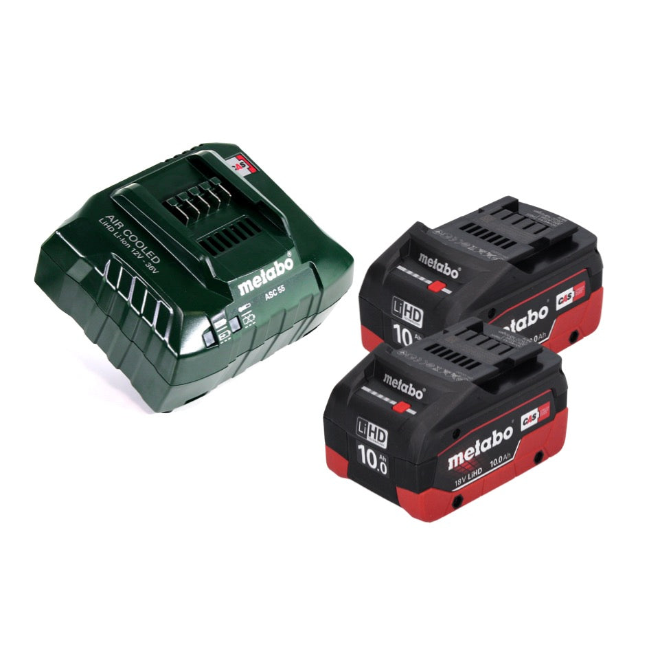 Scie à découper sans fil Metabo KGS 18 LTX 216 18 V 216 mm + 2 batteries 10,0 Ah + chargeur