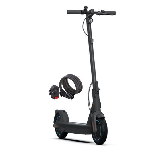 Ninebot Kick Scooter MAX G30D by Segway E-Scooter Scooter électrique 350 watts + serrure à combinaison KickScooter