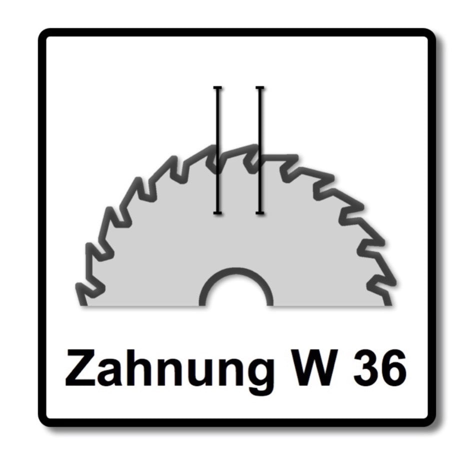 Festool Universal Kreissägeblatt Set 3x HW 216 x 30 x 2,3 mm W36 216 mm 36 Zähne ( 3x 500124 )