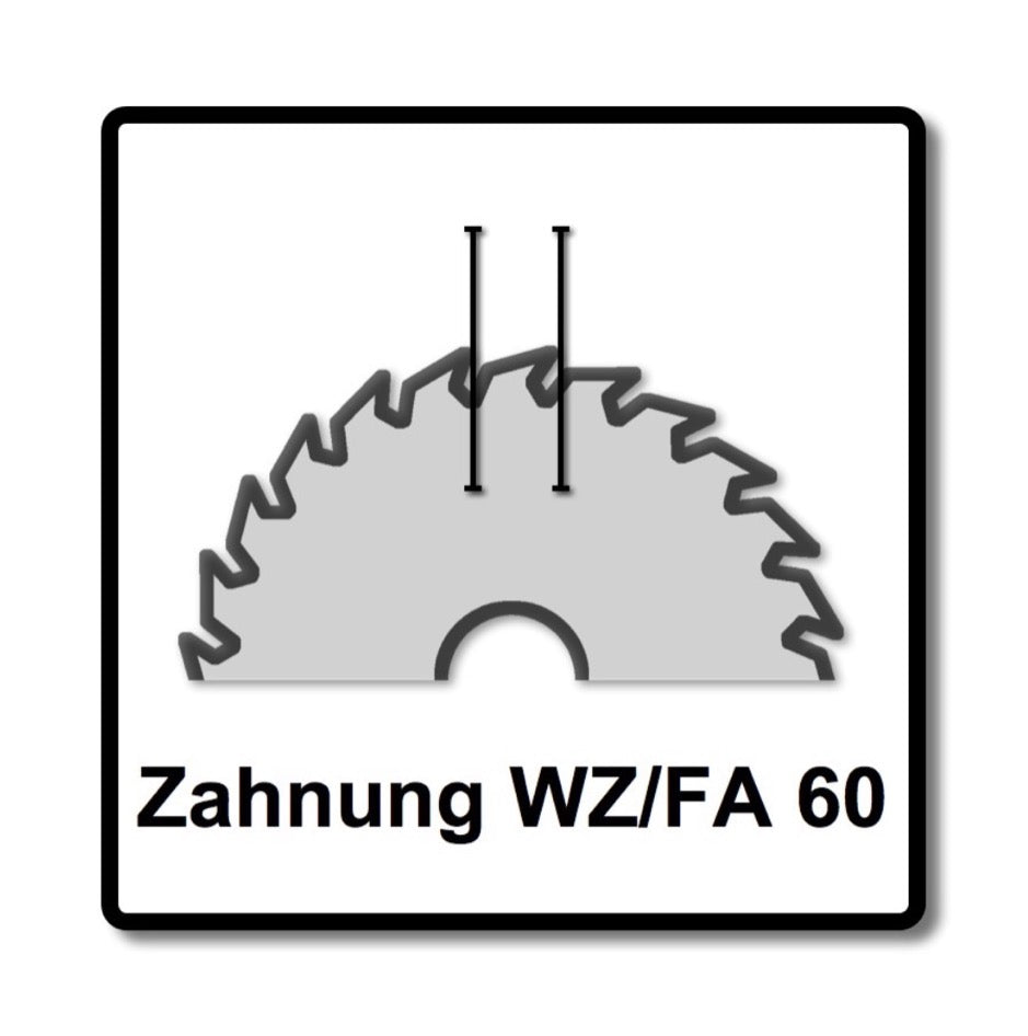 Festool Spezial Kreissägeblatt Set 2x HW 216 x 30 x 2,3 mm WZ/FA60 216 mm ( 2x 500123 ) 60 Zähne - Toolbrothers