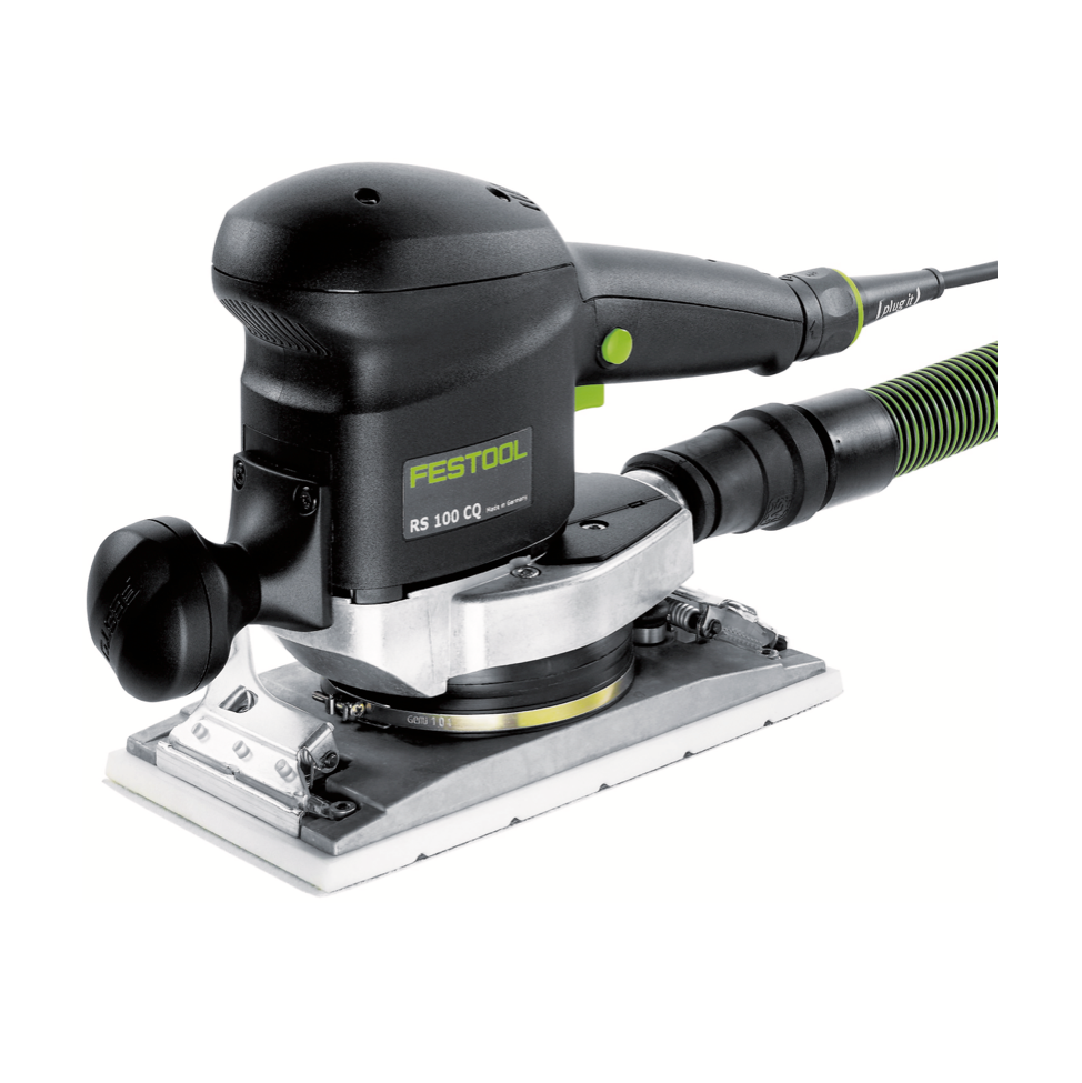 Festool RS 100 CQ-Plus Getrieberutscher 520 W 115 x 221 mm + 1x Schleifschuh + Systainer