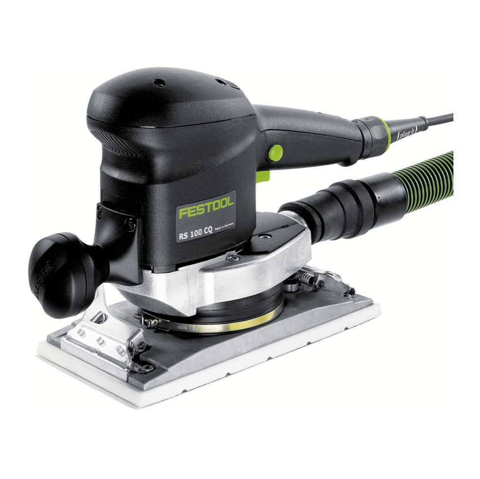 Festool RS 100 CQ-Plus Getrieberutscher 520 W 115 x 221 mm + 1x Schleifschuh + Systainer