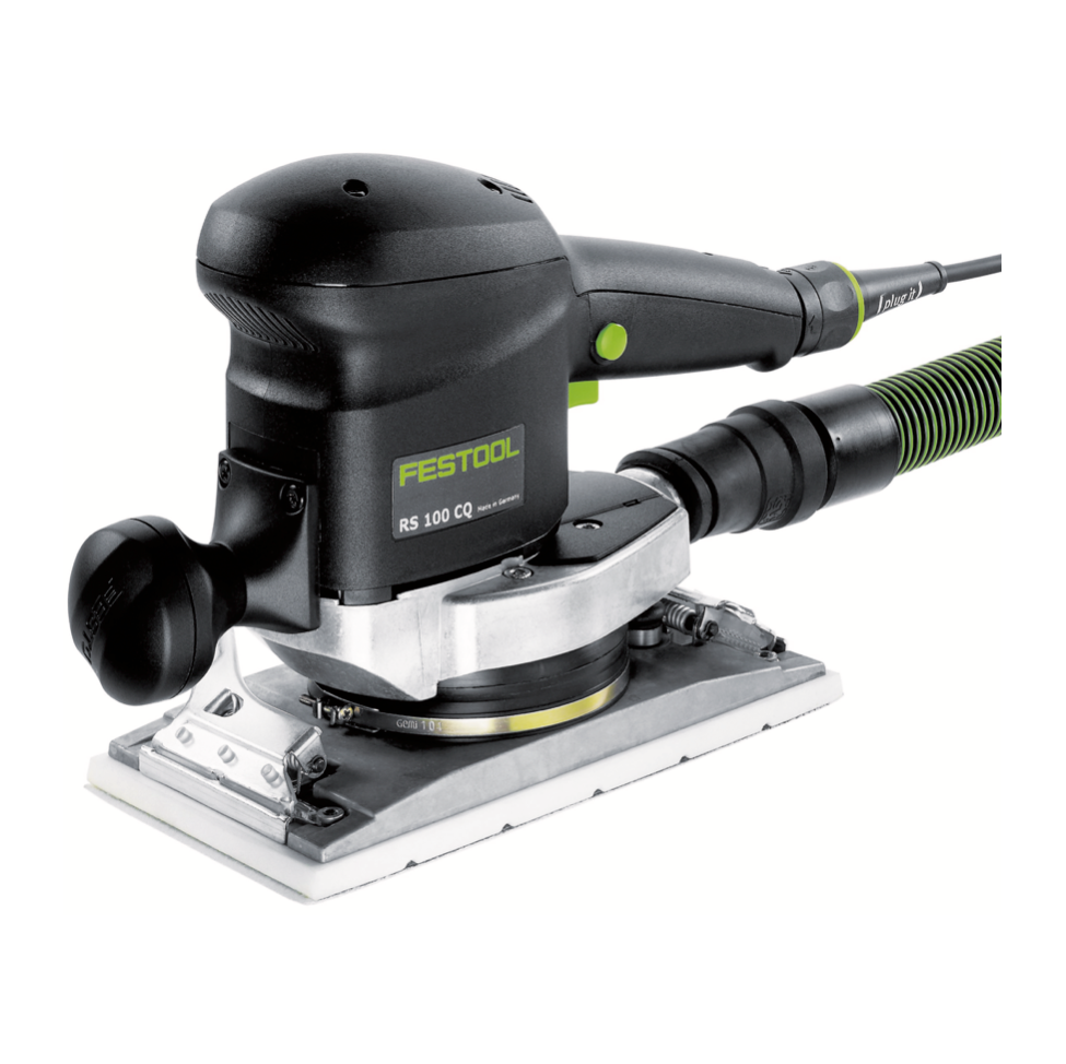 Festool RS 100 CQ-Plus Getrieberutscher 520 W 115 x 221 mm + 1x Schleifschuh + Systainer