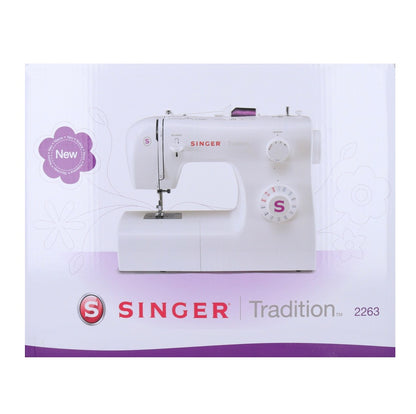 Singer 2263 Tradition Nähmaschine 70 Watt 750 U/min 4 mm Stichlänge / 5 mm Stichbreite