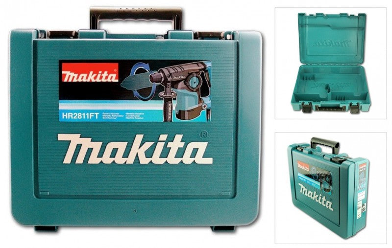 Makita HR 2811 FT Kombihammer für SDS-PLUS-Werkzeuge + Bohrfutter 14079-2 + Makita Koffer - Toolbrothers