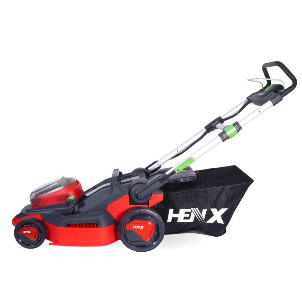 Henx H36GC20 Akku Rasenmäher - Starterset 40 V 51 cm 60 L Brushless + 1x Akku 5,0 Ah + Ladegerät