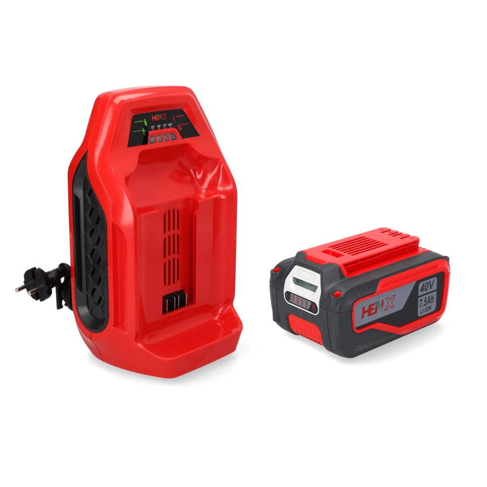 Henx H36DCU350 Akku Freischneider Motorsense 40 V Brushless + 1x Akku 7,5 Ah + Ladegerät