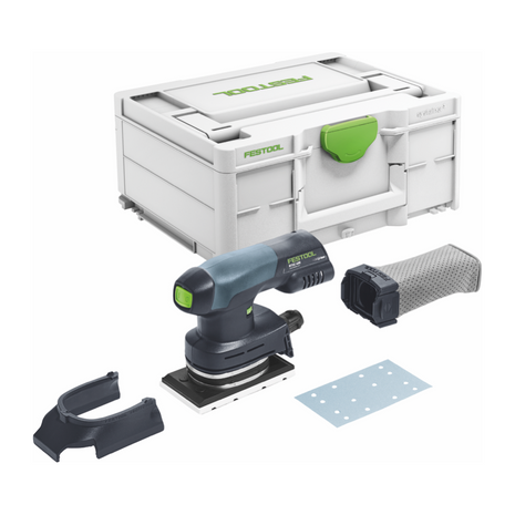 Festool RTSC 400-Basic Akku Rutscher 18 V 80 x 130 mm ( 576347 ) Brushless Einhandschleifer + Systainer - ohne Akku, ohne Ladegerät ( Nachfolger von 201519 ) - Toolbrothers