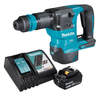 Makita DHK 180 RT1 Akku Meißelhammer 18 V 3,1 J SDS Plus Brushless + 1x Akku 5,0 Ah + Ladegerät