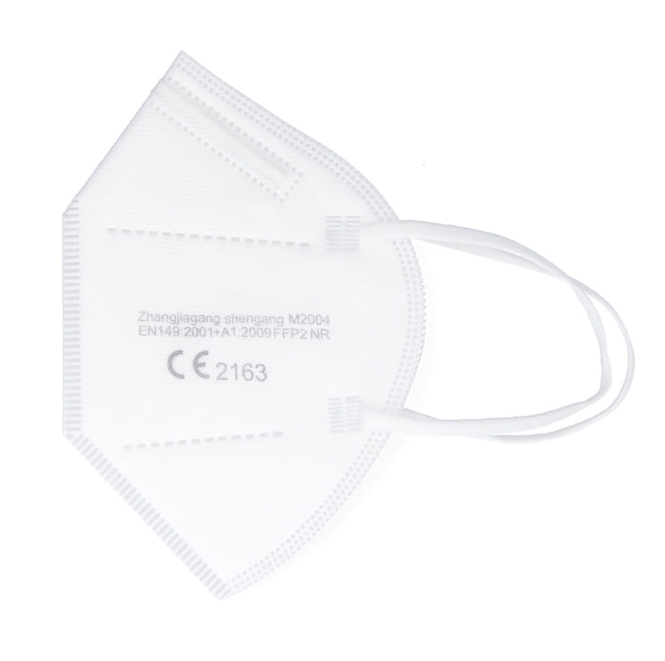 Masque Shengang 150x FFP2 certifié CE, protection buccale, respiratoire et nasale, conforme à la pharmacie, 5 couches ISO9001:2015 / EN149 2001 A1:2009