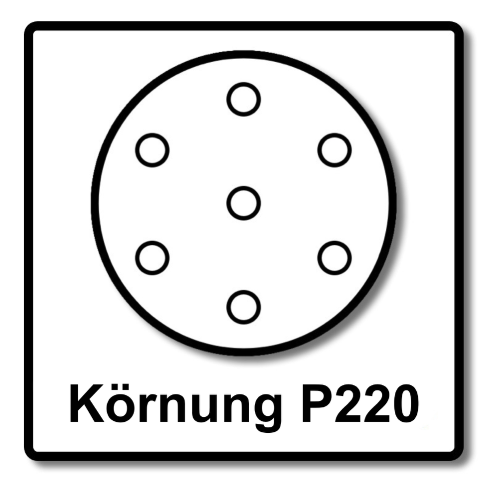 Mirka BASECUT Schleifscheiben 150 mm P220 100 Stk. ( 2261109922 ) Grip 15 Loch - Toolbrothers