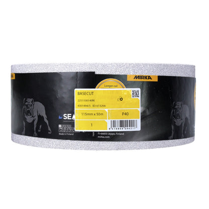 Mirka BASECUT Schleifpapier 115 mm x 50 m P40 Schleifrolle ( 2251100140N ) Universal Schleifpapier - Toolbrothers