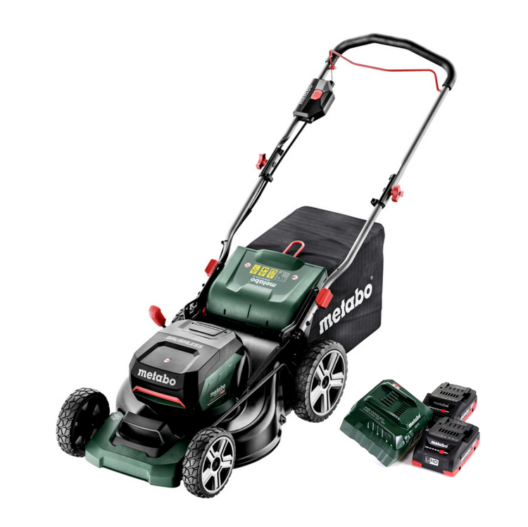 Metabo RM 36-18 LTX BL 46 Akku Rasenmäher 36 V ( 2x 18 V ) 46 cm Brushless + 2x Akku 4,0 Ah + Ladegerät - Toolbrothers