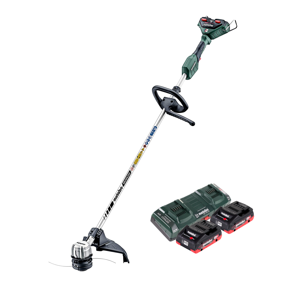 Metabo FSD 36-18 LTX BL 40 Akku Freischneider 36 V ( 2x 18 V ) Rundgriff Brushless + 2x Akku 4,0 Ah + Doppel Ladegerät