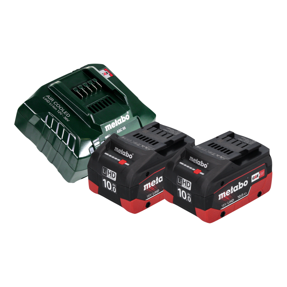 Metabo FSD 36-18 LTX BL 40 débroussailleuse sur batterie 36 V (2x 18 V) manche rond sans balais + 2x batterie 10,0 Ah + chargeur