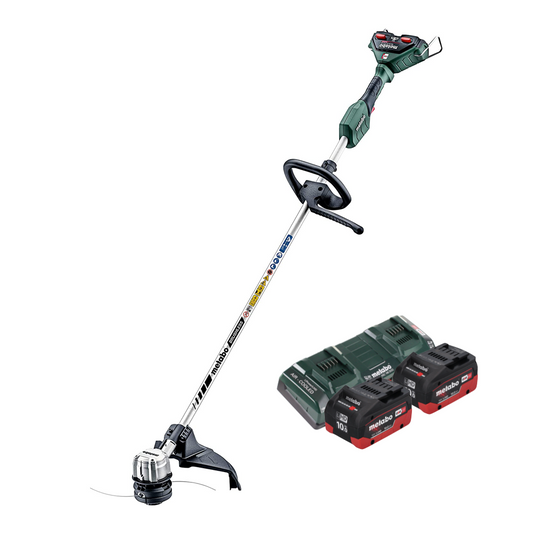 Metabo FSD 36-18 LTX BL 40 Akku Freischneider 36 V ( 2x 18 V ) Rundgriff Brushless + 2x Akku 10,0 Ah + Doppel Ladegerät