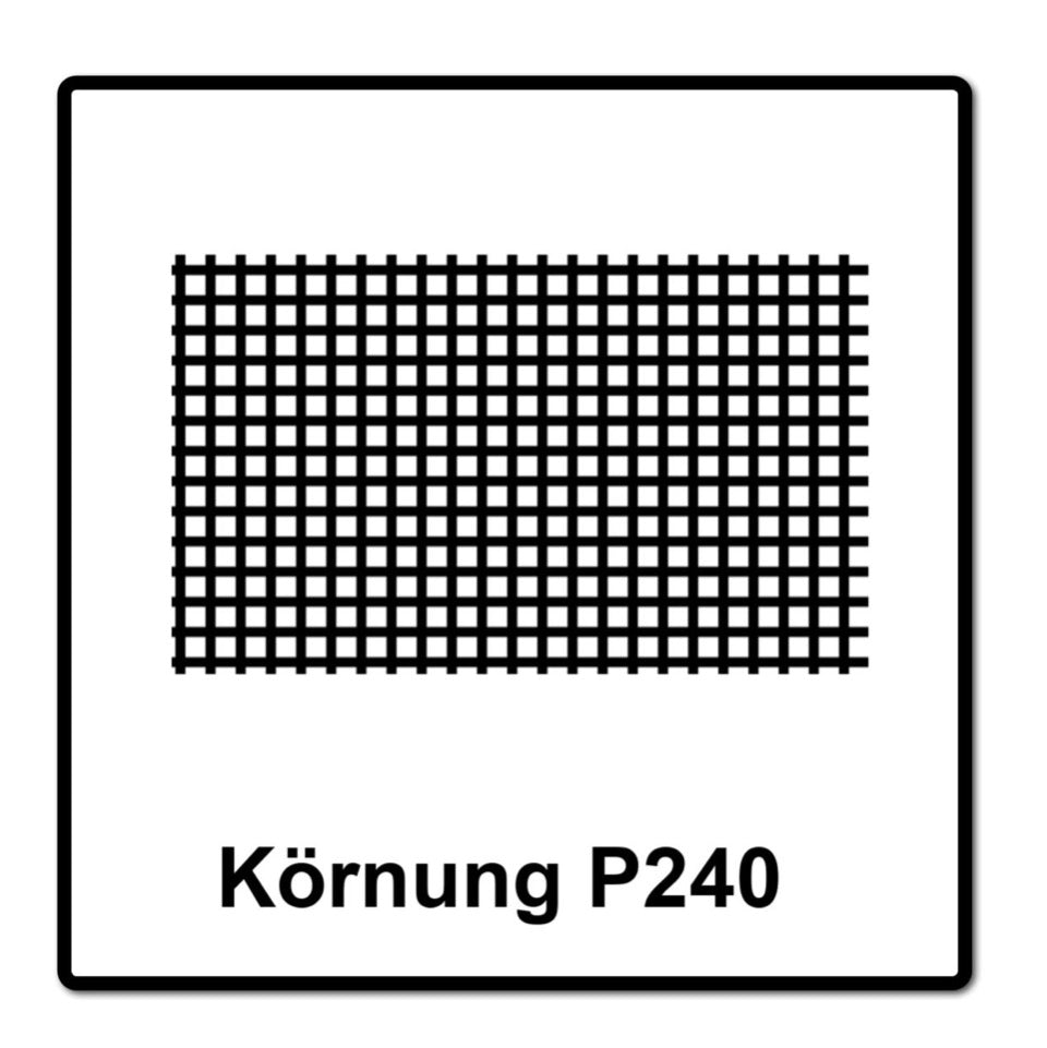 Mirka BASECUT Schleifpapier 115 mm x 50 m P240 2x Schleifrolle ( 2x 2251100125N ) Universal Schleifpapier