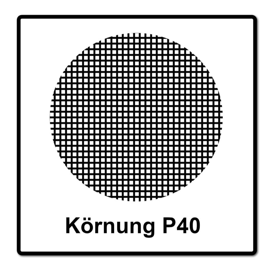 Mirka BASECUT Schleifscheiben 150 mm P40 100 Stk. ( 2x 2261105040 ) Grip 15 Loch