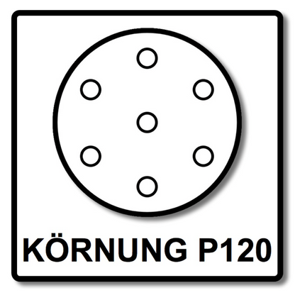 Mirka BASECUT Schleifscheiben 150 mm P120 400 Stk. ( 4x 2261109912 ) Grip 15 Loch