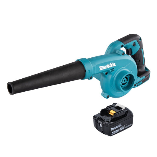 Souffleur de feuilles Makita DUB 185 M1 sur batterie 18 V + 1x batterie 4,0 Ah - sans chargeur