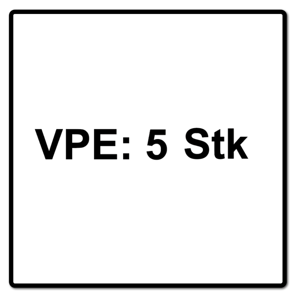 Makita Staubsack aus Papier 5 Stk. ( 194746-9 ) für Exzenterschleifer BO 5031 / BO 5041 / DBO 180 und Schwingschleifer BO 3711 / BO 4555 / BO 4565