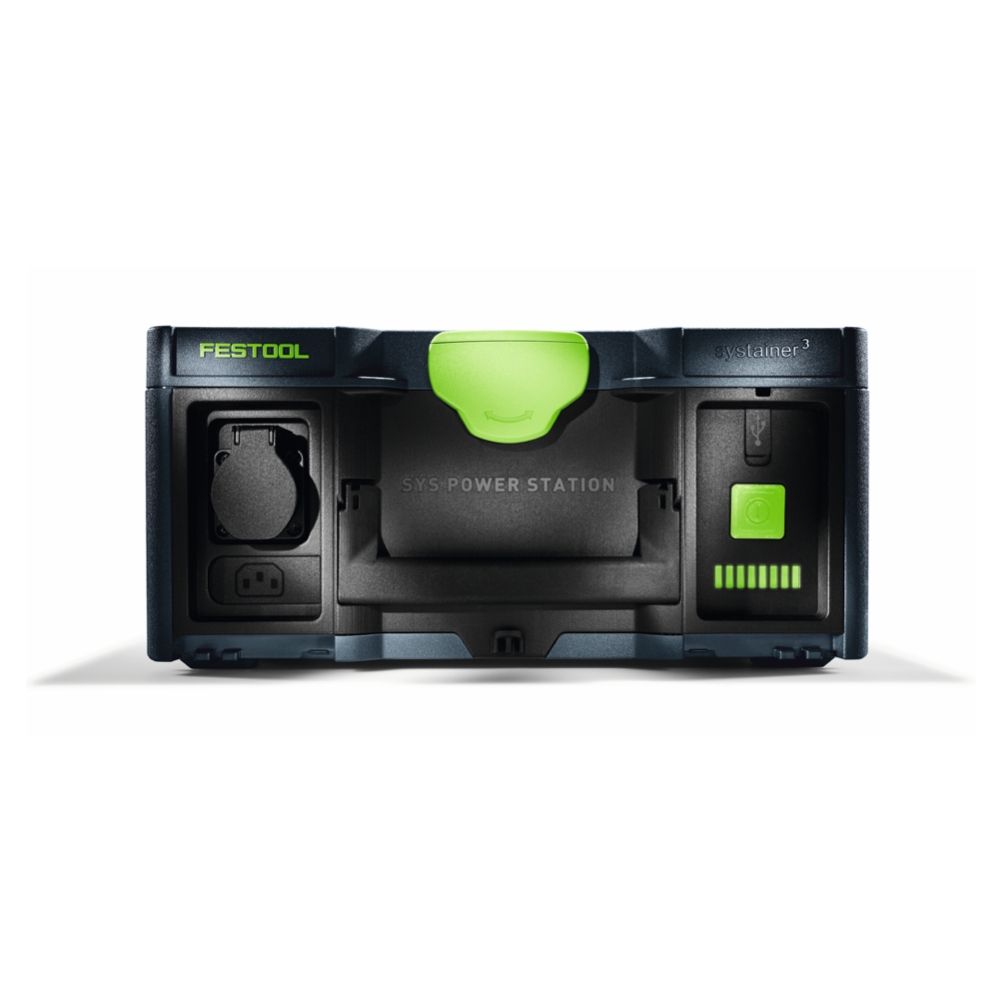 Festool SYS-PowerStation SYS-PST 1500 Li HP 1555 W/h Energieinhalt ( 205721 ) hochleistungsfähiger Energiespeicher IP 44 Dauerleistung 3680 Watt Spitzenleistung 11000 Watt - Toolbrothers