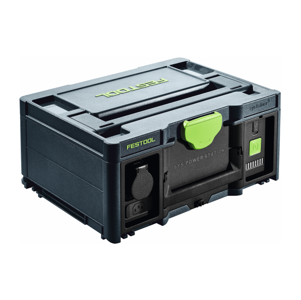 Festool SYS-PowerStation SYS-PST 1500 Li HP 1555 W/h Energieinhalt ( 205721 ) hochleistungsfähiger Energiespeicher IP 44 Dauerleistung 3680 Watt Spitzenleistung 11000 Watt - Toolbrothers