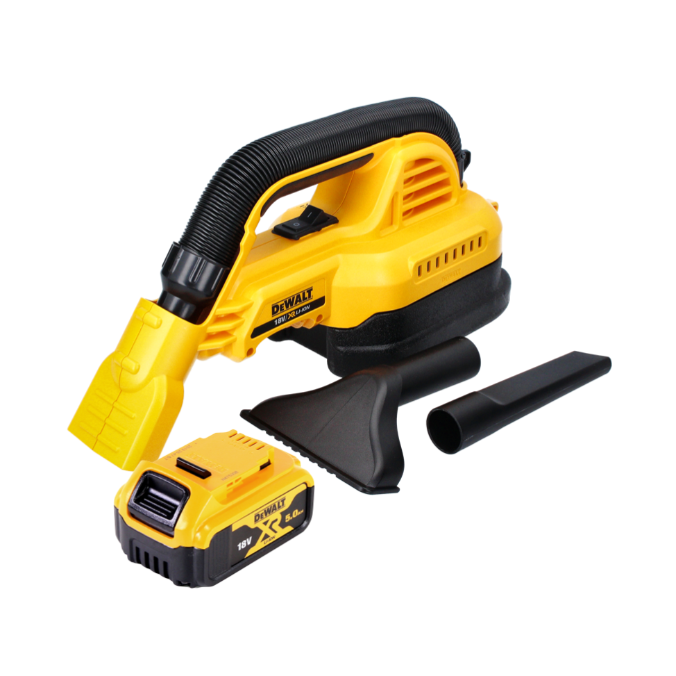 DeWalt DCV 517 Akku Handstaubsauger 18 V 1,9 L + 1x Akku 5,0 Ah - ohne Ladegerät