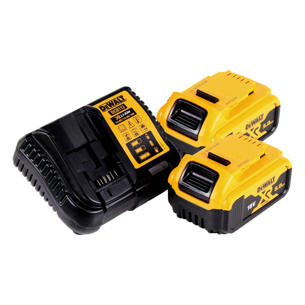 DeWalt DCS 570 P2 Akku Handkreissäge 18 V 184 mm Brushless + 2x Akku 5,0 Ah + Ladegerät - Toolbrothers