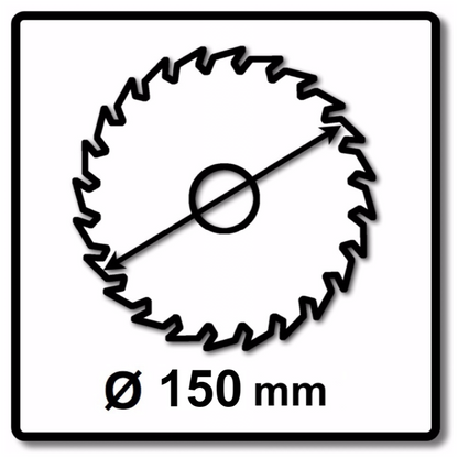 Makita MCCS15048E SPECIALIZED EFFICUT lame de scie 150 x 20 x 1,1 mm 2 pièces (2x B-69331) 48 dents pour le métal