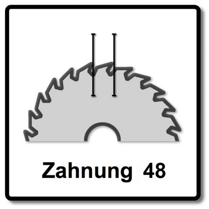 Makita MCCS15048E SPECIALIZED EFFICUT Sägeblatt 150 x 20 x 1,1 mm 4 Stk. ( 4x B-69331 ) 48 Zähne für Metall