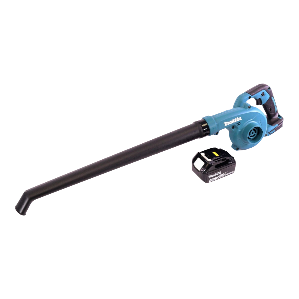 Souffleur à feuilles Makita DUB 186 M1 sur batterie 18 V + 1x batterie 4,0 Ah - sans chargeur