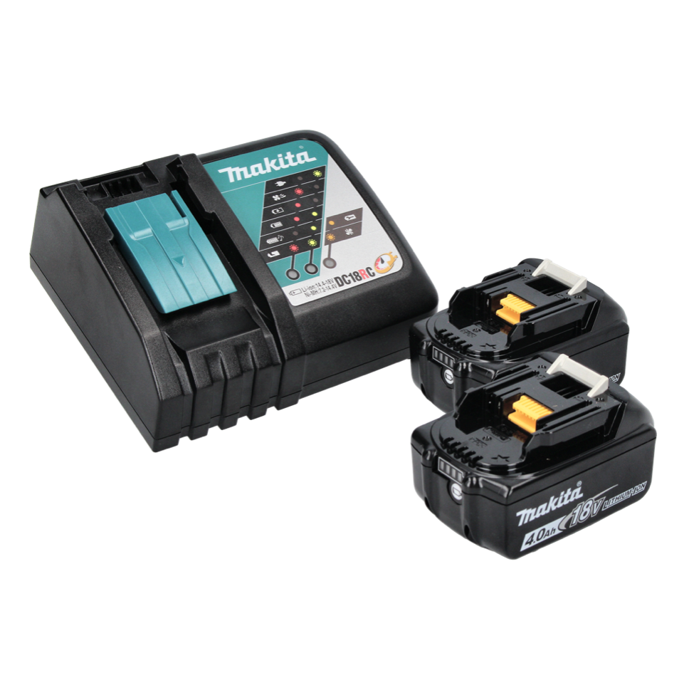 Makita DCW 180 RM Akku Kühl und Wärme Box 36 V ( 2x 18 V ) 20 L + 2x Akku 4,0 Ah + Ladegerät