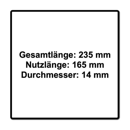 Festool Schlangenbohrer SB CE D14 14 mm ( 205907 ) für Schlagbohrschrauber und Bohrschrauber - Toolbrothers