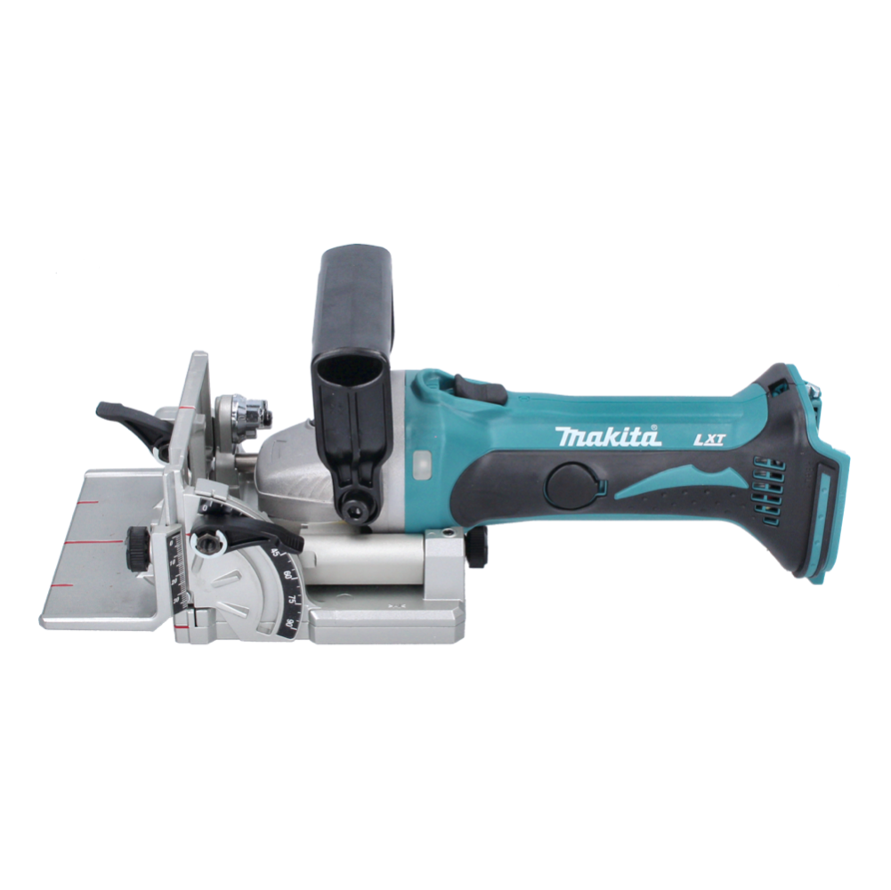 Makita DPJ 180 RM Akku Nutfräse 18 V 100 mm + 2x Akku 4,0 Ah + Ladegerät - Toolbrothers