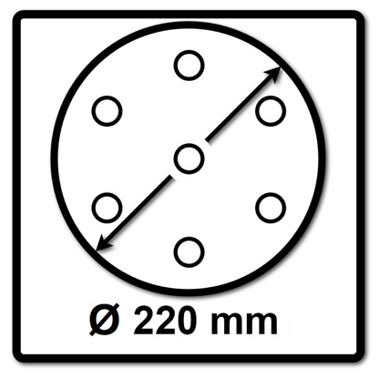 Festool Interface Pad IP STF D220/48-LHS 2 225 1 Stk. ( 205418 ) 220 mm für Langhalsschleifer PLANEX LHS 2 225 EQ (I) - Toolbrothers