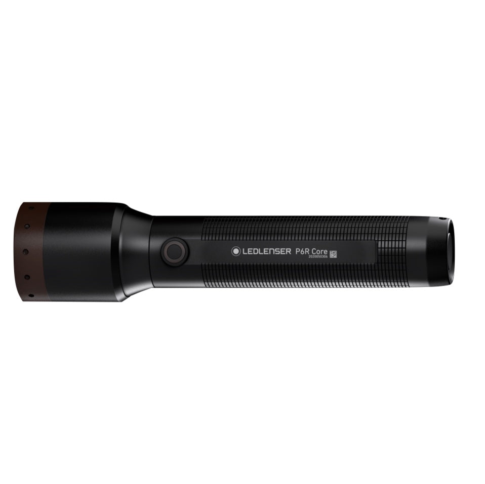 Lampe de poche LED Ledlenser P6R Core 900 lm IPX8 noir (502179) + 1x batterie + 1x câble de charge