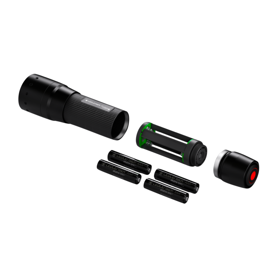 Ledlenser P7 Core lampe de poche LED 450 lm IPX4 noir (502180) + 4x batterie