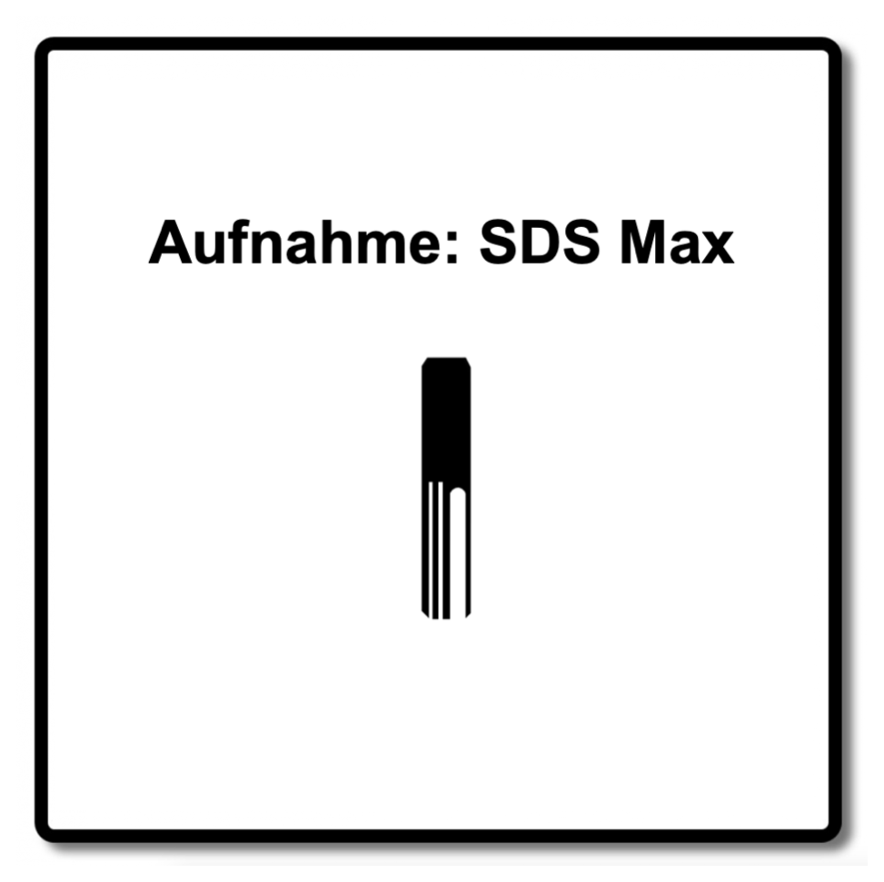 Burin plat Makita 25 x 400 mm SDS Max 5 pièces (5x D-34213)